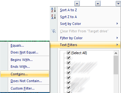 How to search multiple words in excel?-choose-text-filters.png