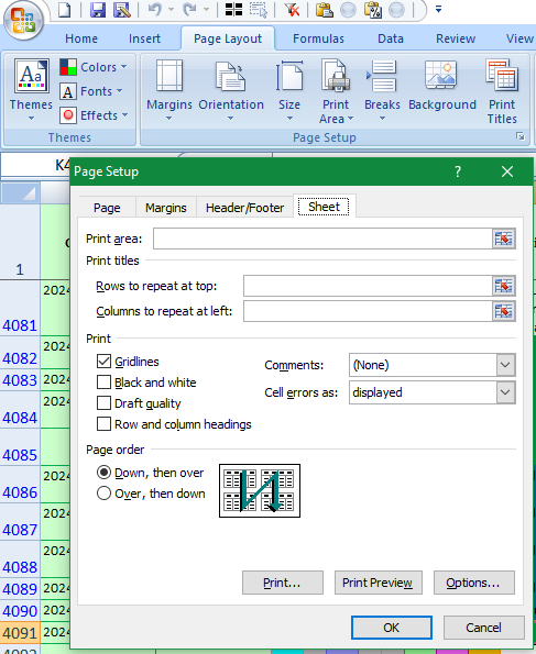 How to sort Excel columns when columms have titles?-excel-page-layout-tab-page-setup-section-print-titles-sheet-tab.png