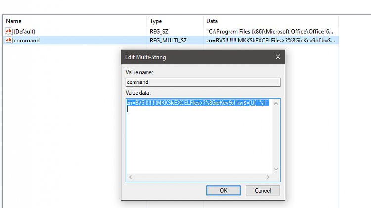 Excel error when opening documents &quot;problem sending the command...&quot;-office2016windows10-registry.png