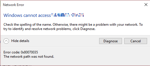 Samba Shares don't show up in Windows 10 Network-error.png