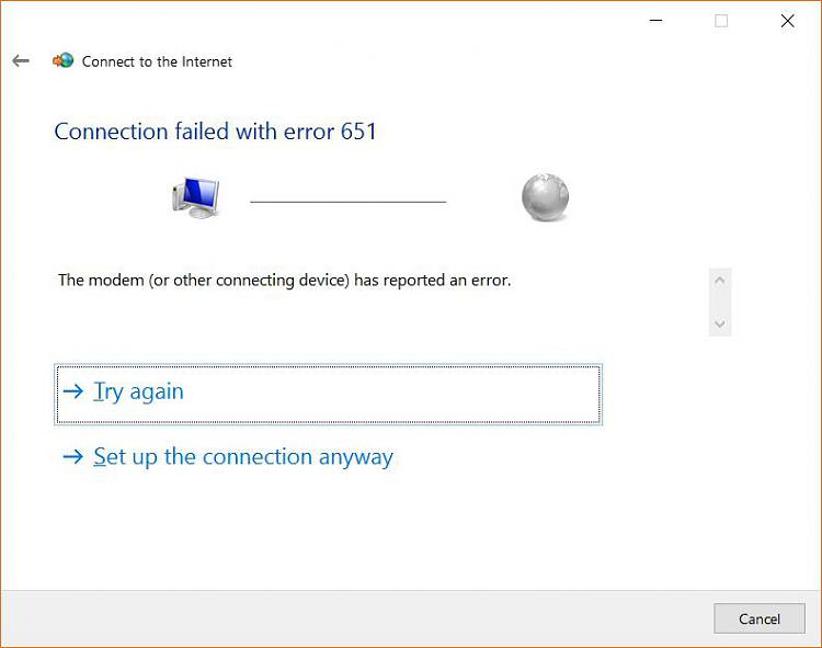 Connection was already enabled but failed with error 651.-2-connection-failed-error-651.jpg