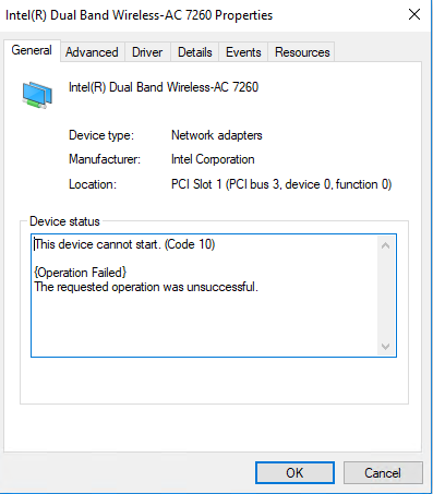 Intel AC 7260 Wi-Fi PCI-e in Asus G73SW Laptop + Win10 Pro 64 - No-Go-properties.png