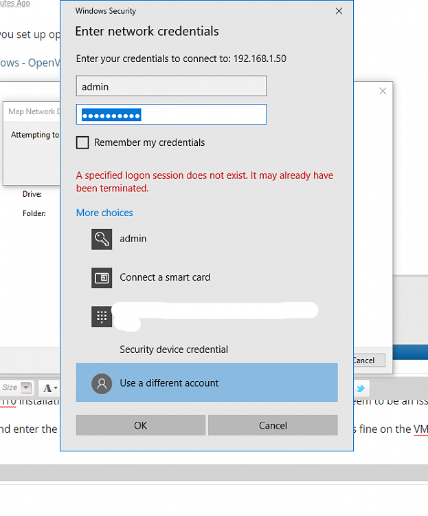 Windows 10 Pro unable to connect to samba share but works in safe mode-credentials.png