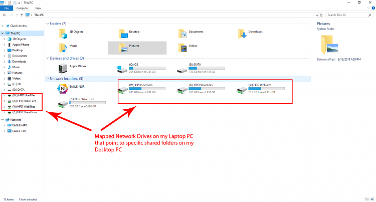 mapped drives in registry