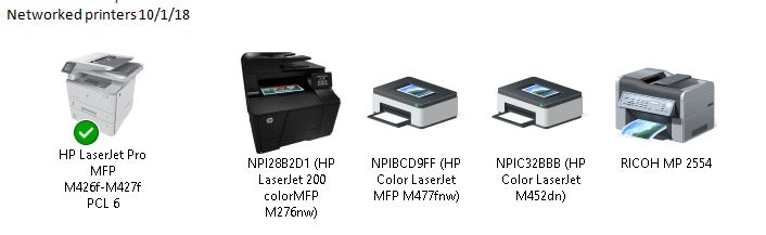 windows 10 remove all network printers