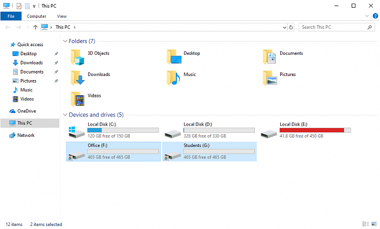Sharing entire drive gives permission access error, folders work fine.-shared-drives.png