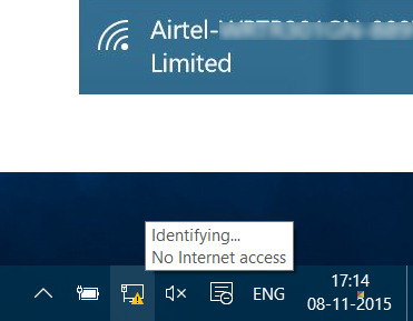 How do I enable the old networking tray icons on Windows 10 1903?-limited-network-connectivity-windows-10.png