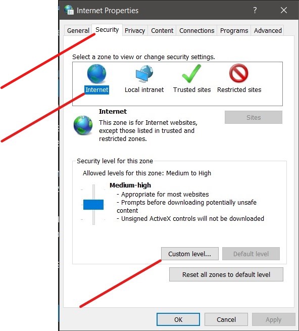 How to troubleshoot downloads that display:  Failed - Network error-0210-inetcpl_security-tab.jpg