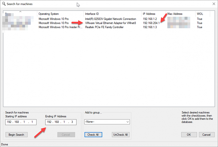 scan network mac address scan network mac address