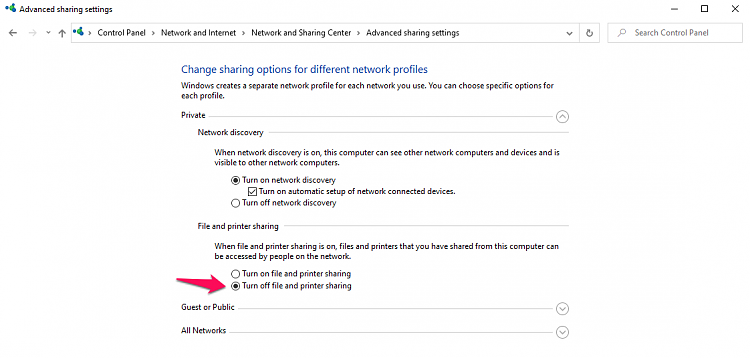 Advanced Sharing Settings keeps resetting-privatenetwork.png