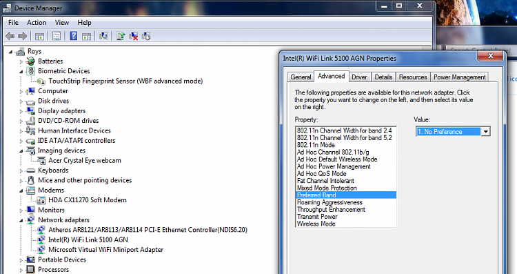 cannot connect to 5ghz wifi windows 10