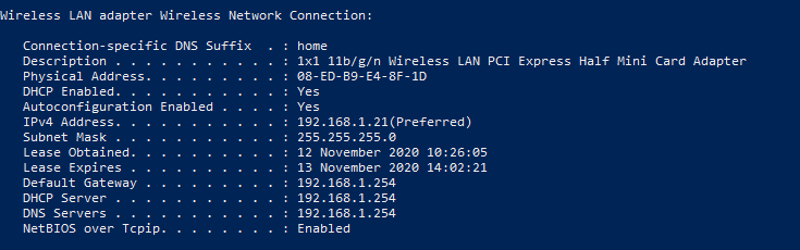 Network access problem after router change-laptop.png
