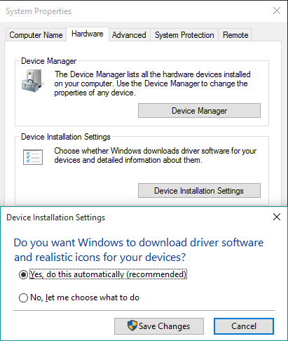 Windows 10 - No Internet - No path forward or back - 100% stuck-devinstalsett-b.png