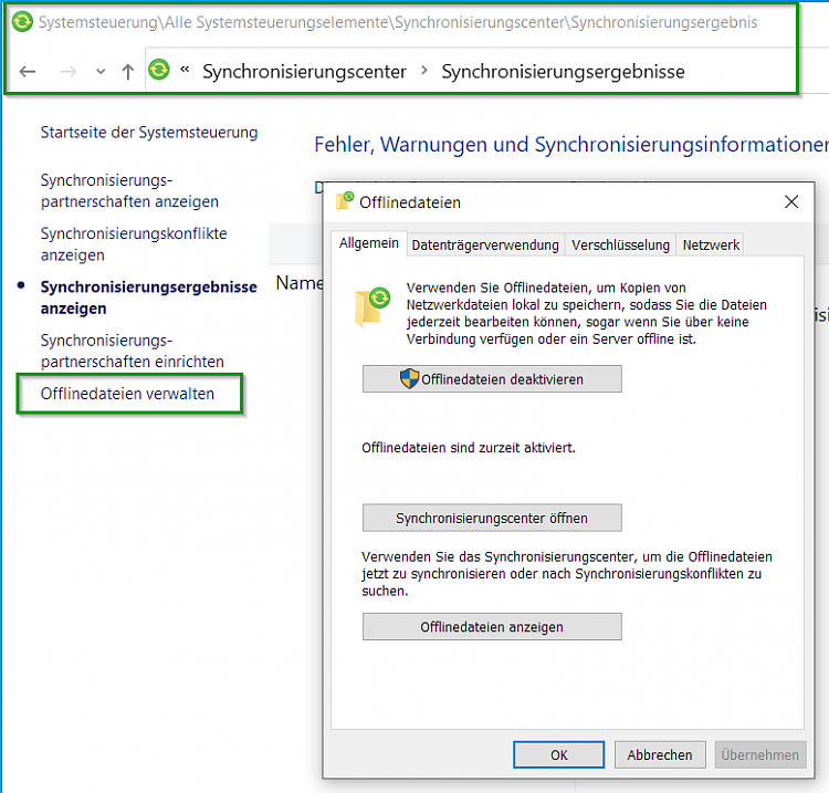 Disable the green Status online icon in the file explorer status bar?-offline-dateien-deaktivieren.png