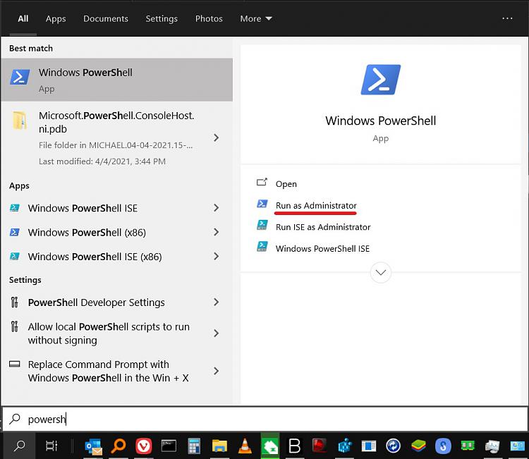 How do I set my range extender as the default  Network connection?-0504-ps-run-admin.jpg