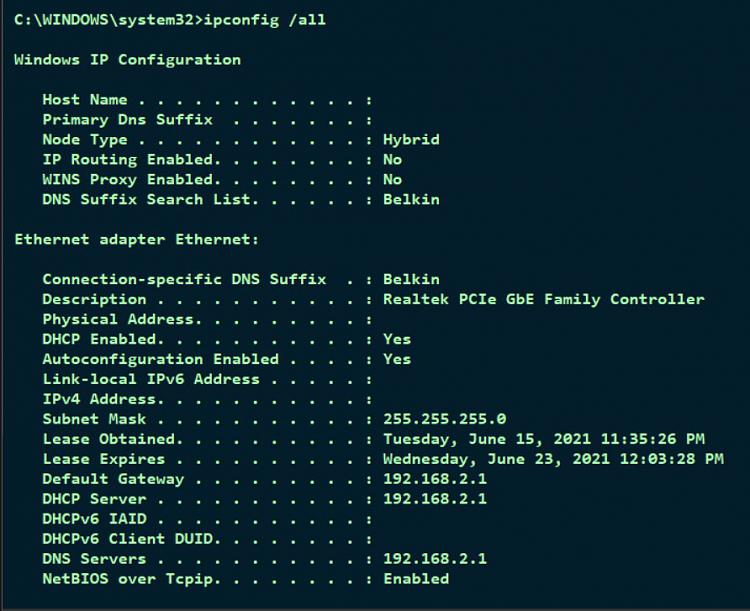 Slow Speed According to the Test-0616-brucex64-ipconfig.jpg