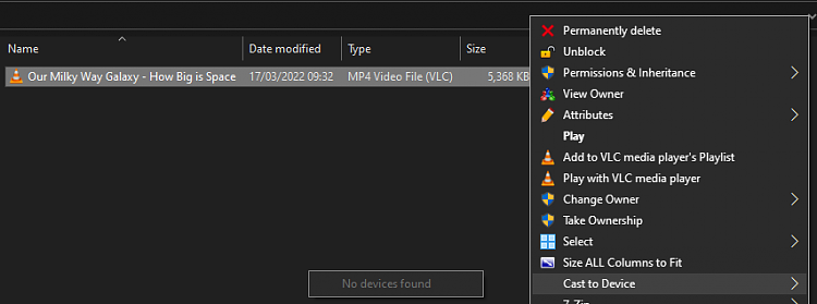 Problem with 'Cast to Device' using VLC.-image.png