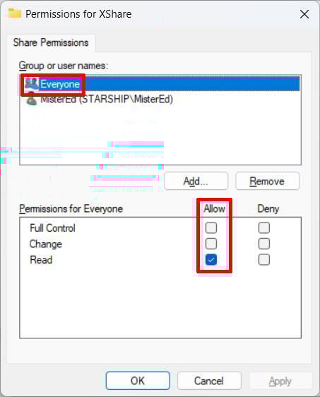 Win7 Computer Prevented From Mapping Win10 Disk-permissions-xshare-everyone-.jpg