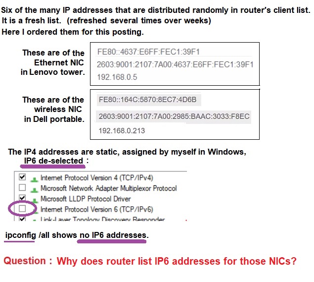 router shows IP6 addrs for two clients;  should not-ipaddrsenrutador.jpg
