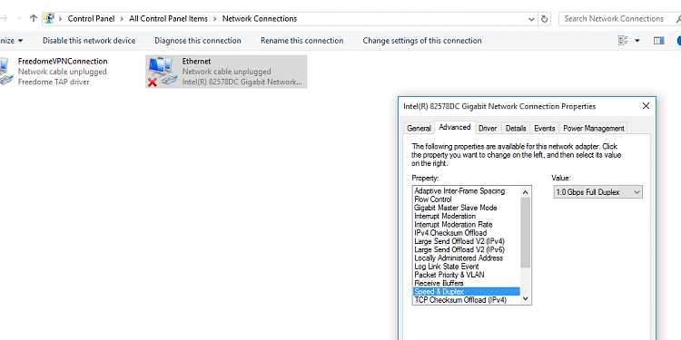 cannot connect to internet windows 10 ethernet