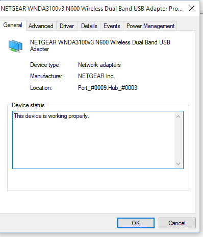 netgear network adapter driver windows 10