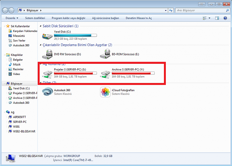 Network Locations' Harddisk Space Info Are Not Shown-w7.png