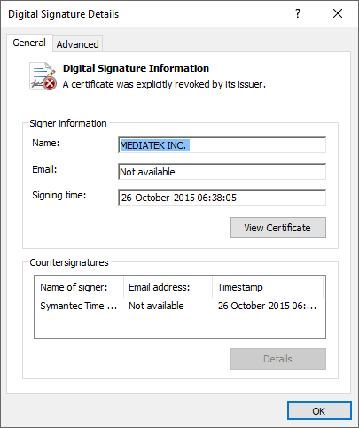 Alfa AWUS036NH Wi-Fi Adapter Driver: Publisher MediaTek Blocked?-mediatekblock-2.png