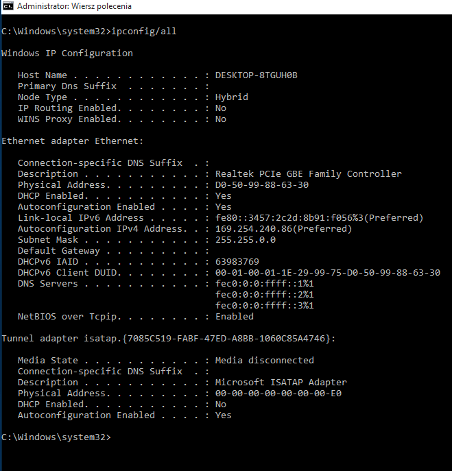 Ethernet does not have a valid IP configuration-win2.png