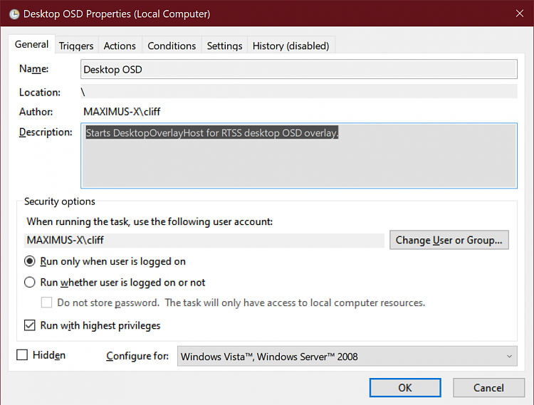 delete evga precision x settings in windows