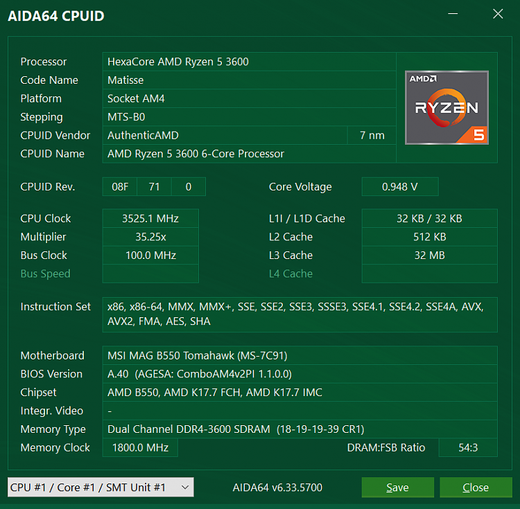 Is 3600mhz memory stable for R7 3700x ?-cpuid.png