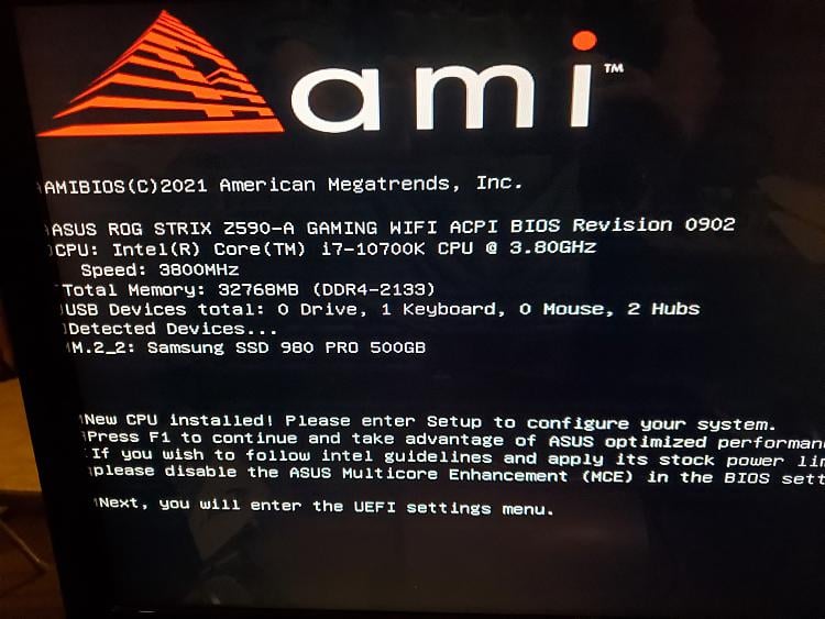 How to fix  Press F1 to Run Setup  Please enter setup to recover BIOS  setting 