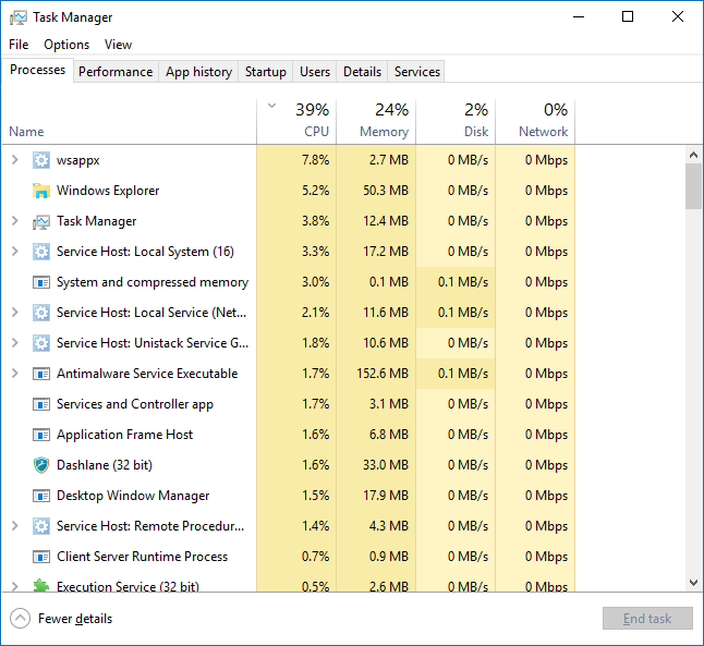 avast antivirus 100 cpu usage