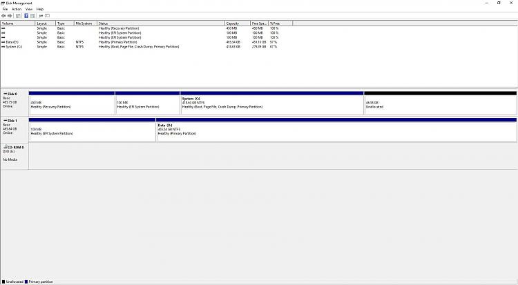 Reagentc disabled, and NO OPTIONS in ADVANCED Starup-disks-w10.jpg