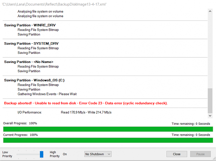 Hard Disk 100% usage when 0 MB/s is used-imagefail.png