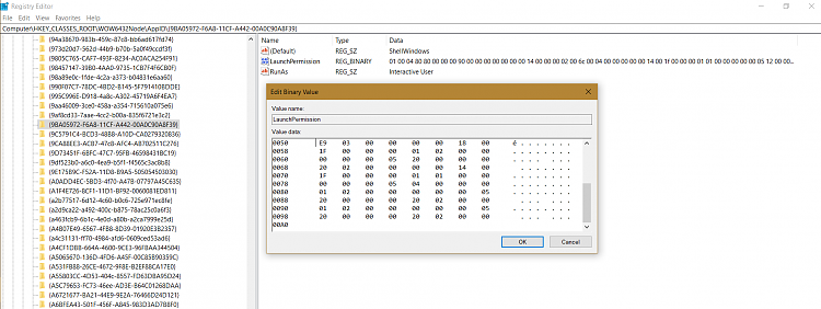 Windows 10 Event ID 10010 and 10016 Errors With DistributedCOM-reg2.png