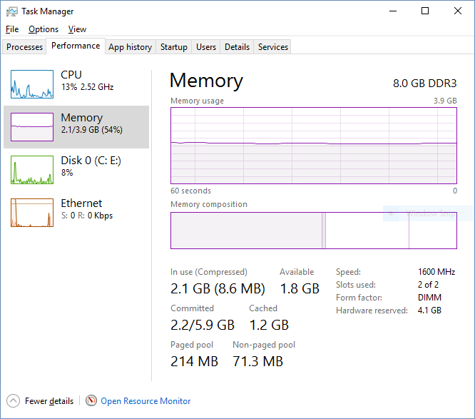 Citron forsendelse pensum 8GB (3.9GB Usable), Windows 10 x64 Bit - Windows 10 Forums