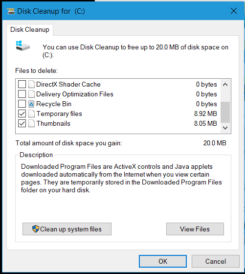 Disk Cleanup showing 2.9GB Temporary Internet Files-image.png