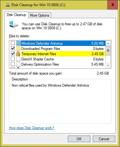 Disk Cleanup showing 2.9GB Temporary Internet Files-diskcleanup.jpg