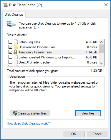 Disk Cleanup showing 2.9GB Temporary Internet Files-capture.png