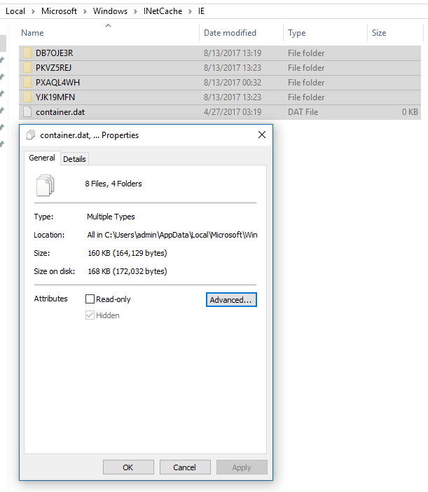 Disk Cleanup showing 2.9GB Temporary Internet Files-netcache-files.png