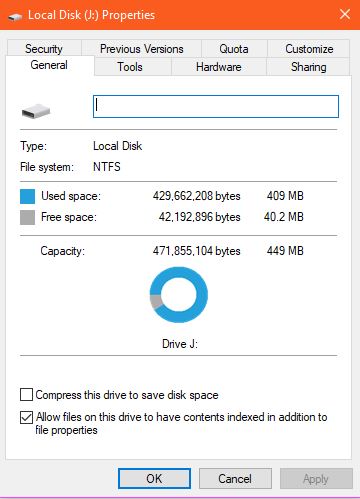 &quot;You are running out of disk space on local drive J:&quot; - how to resolve-cd5.jpg