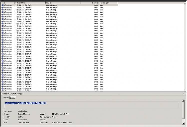 Event Log Full of Information Alerts from RestartManager-capture.png