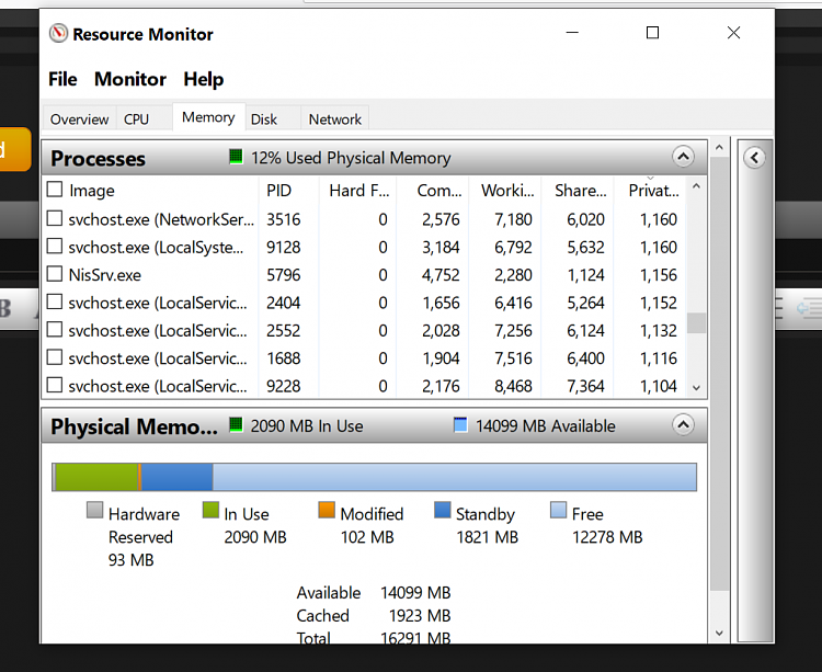 &quot;Your computer is low on memory&quot; mesage on windows-resource-monitor-ram.png
