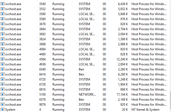 Multiple Runtimebroker Exe And Svchost Exe Windows 10 Forums - multiple roblox windows