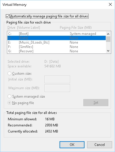 Where is there a log for a Startup failure-virtual_memory.jpg