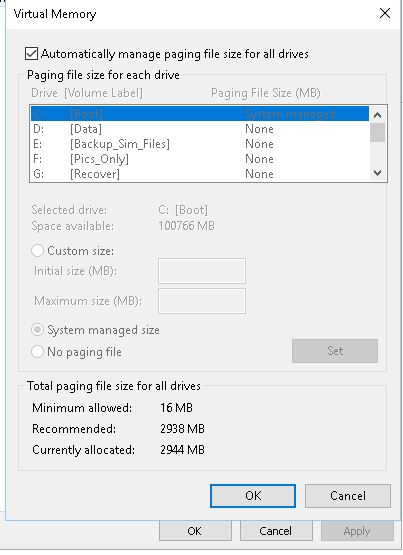 Where is there a log for a Startup failure-virtual_memory.jpg