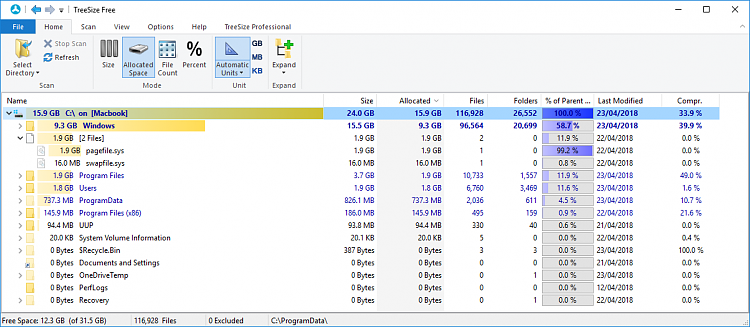 Lost Disk space-treesize.png