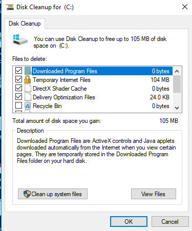 pc disk cleaner