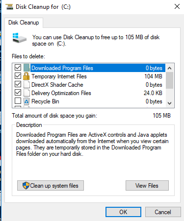 disk cleanup windows 10 disk cleanup windows 10