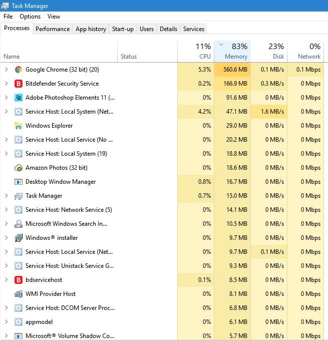 Can anyone help with extremely slow load and operation of some progs?-memory.jpg
